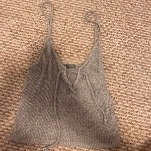 Soft, grey crop top. Worn once.